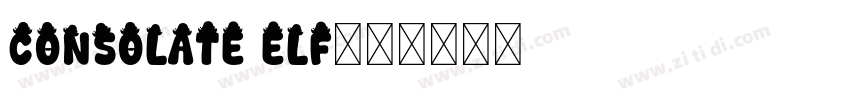 Consolate Elf字体字体转换